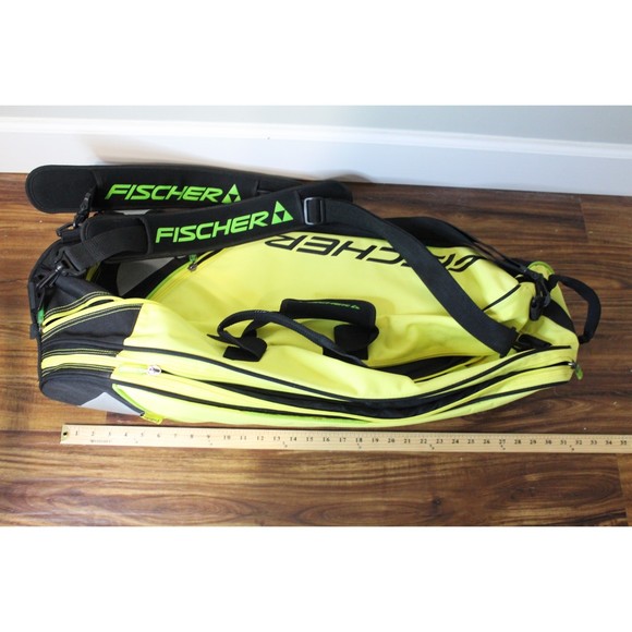 Bags Fischer Tennis Racquet Bag Duffle Yellow And Black Poshmark
